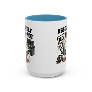Sassy Coffee Mug, Humorous Gift for Geese Lovers, Fun Office Desk Decor, Funny Animal Cup, Quirky Kitchenware