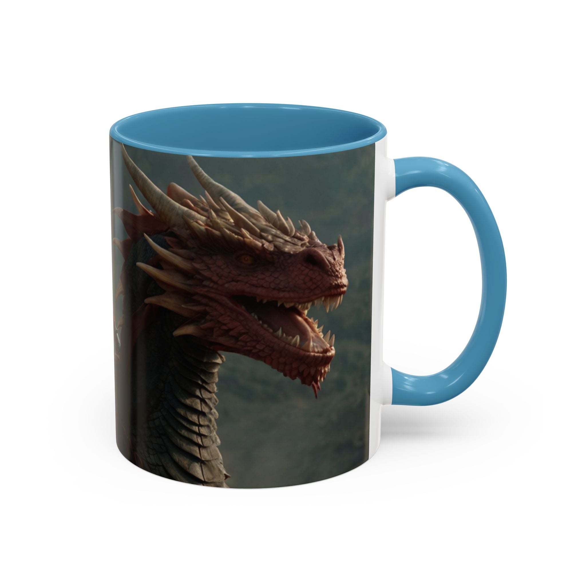 gothic woman warrior Fantasy Dragon Rider Coffee Mug