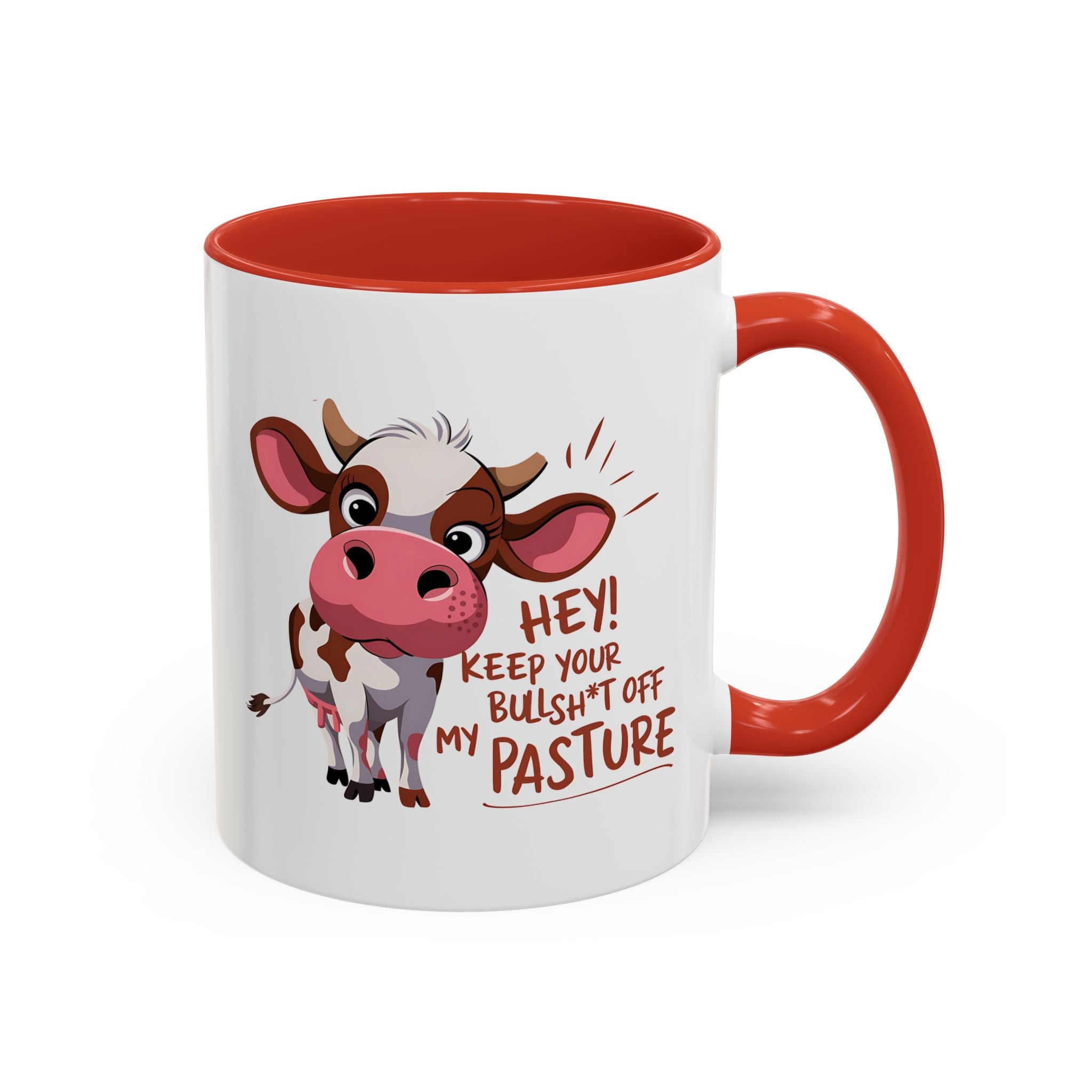 Funny Cow Coffee Mug – Perfect Gift for Farmers, Cow Lovers, Humor Fans, Cute Kitchen Decor, Office Coffee Cup