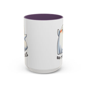 Cute Ghost Coffee Mug, Halloween Mug, Boo-tiful Gift, Funny Coffee Cup, Spooky Drinkware, Ghost Lovers Gift