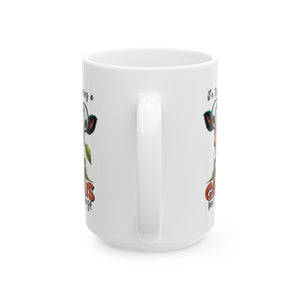 Funny Cow Coffee Mug - Cute Animal Gift  Home Decor, Unique Kitchenware, Animal Lover's Mug