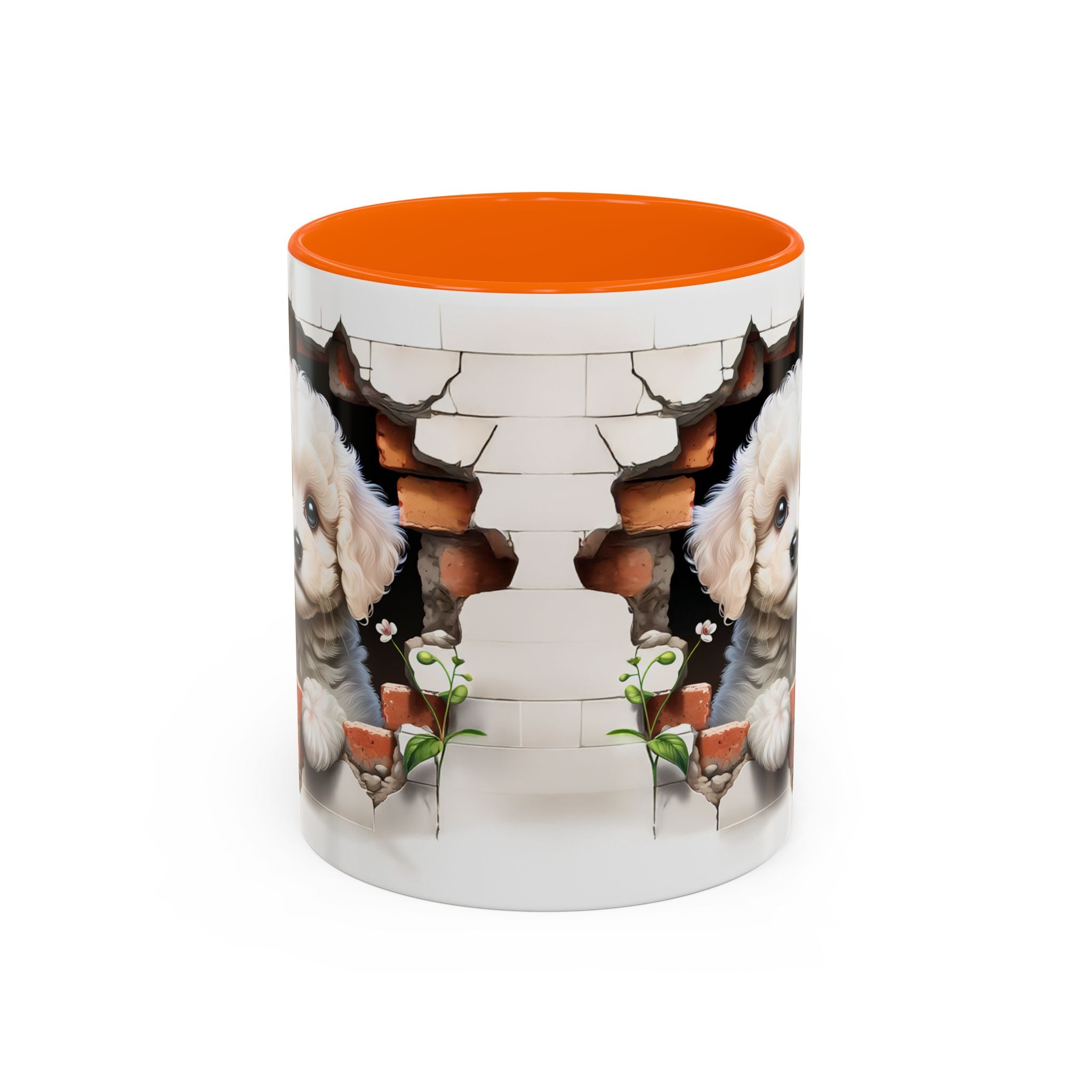 Cute Puppy Accent Coffee Mug - Adorable Dog Lover Gift, Pet-Themed Mug, Home Decor, Ideal for Gifts, Animal Enthusiast