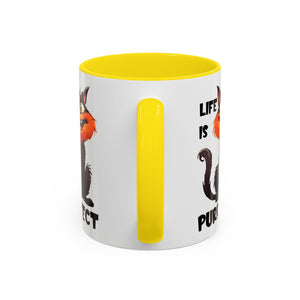 Purrfect Cat Accent Coffee Mug, Cat Lover Gift, Funny Drinkware, Cute Kitchen Accessory, Pet Owner Mug, Unique Gift Idea