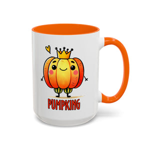 Pumpkin King Coffee Mug, Cute Mug for Fall, Halloween Decor, Gift for Pumpkin Lovers, Funny Holiday Mug, Fun Kitchenware