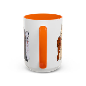 Cute Dog Breed Accent Coffee Mug, Pet Lover Gift, Canine Mug, Gifts for Dog Owners, Puppy Lover Mug
