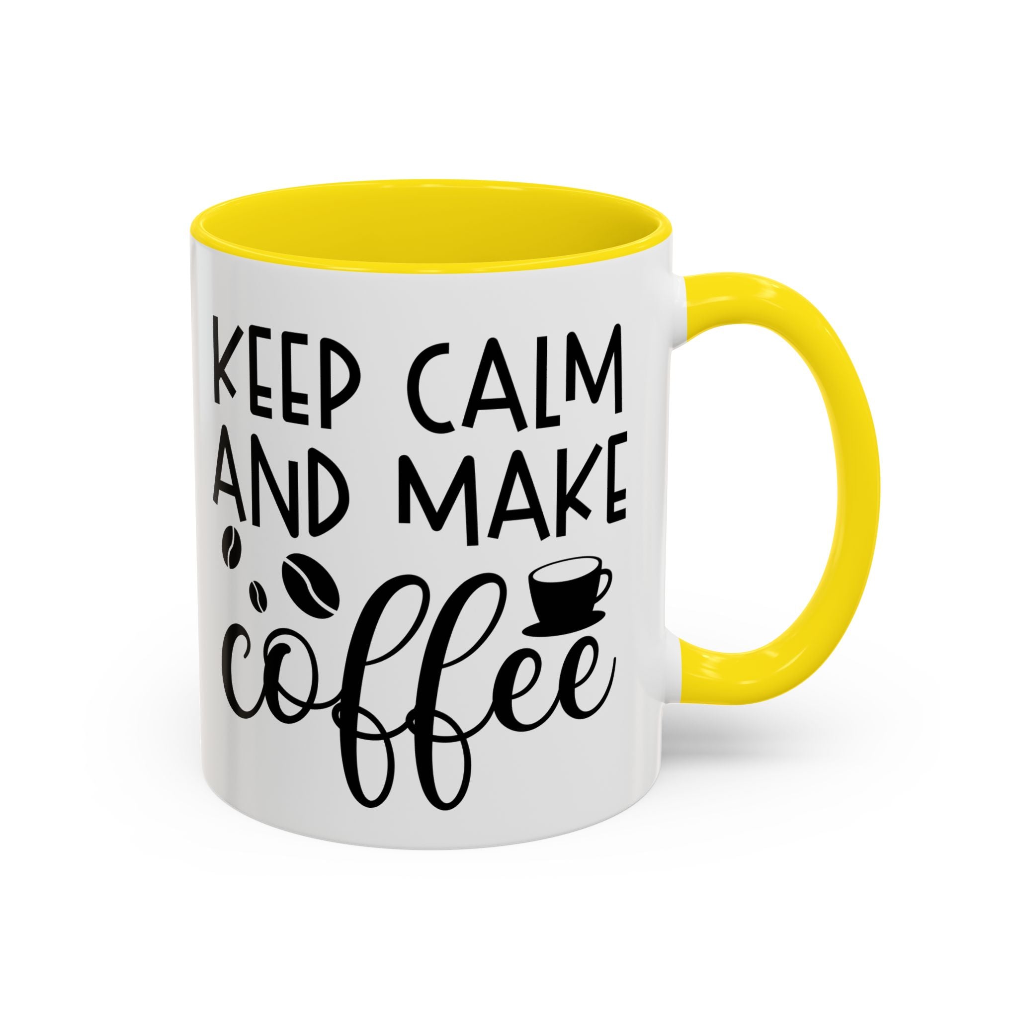 Keep Calm Coffee Mug - Fun Gift for Coffee Lovers, Kitchen Decor, Motivational Drinkware, Homebrew Enthusiast, Daily Motivation