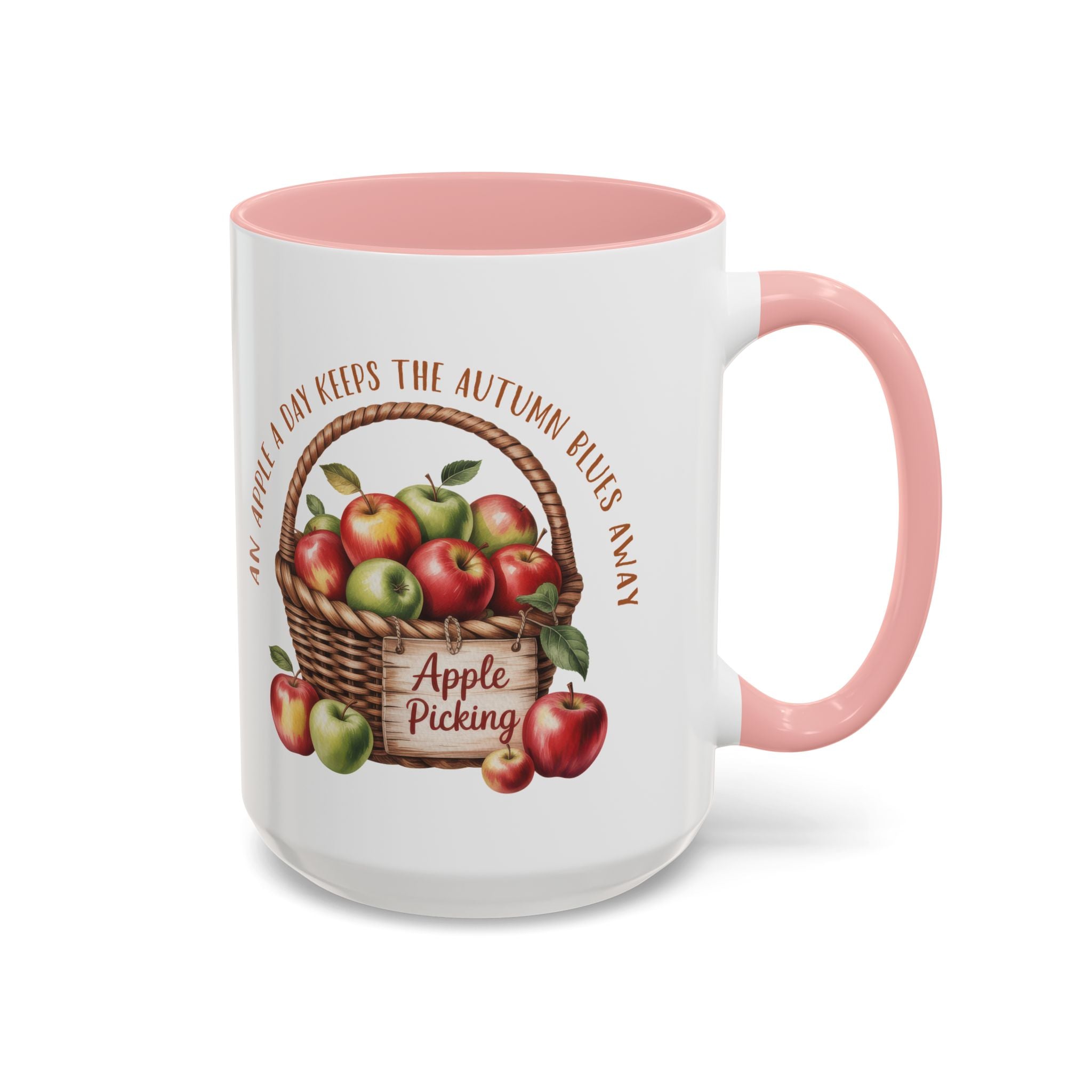Autumn Apple Picking Coffee Mug - 11 and 15oz - Perfect Gift for Fall Lovers