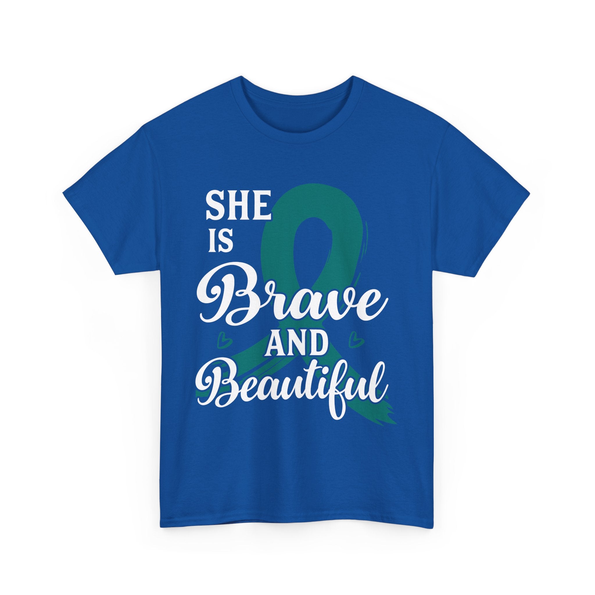 Empowering Brave & Beautiful Tee, Inspirational T-Shirt, Unisex Awareness Shirt, Gift for Support, Cancer Awareness Tee, Confidence T-Shirt
