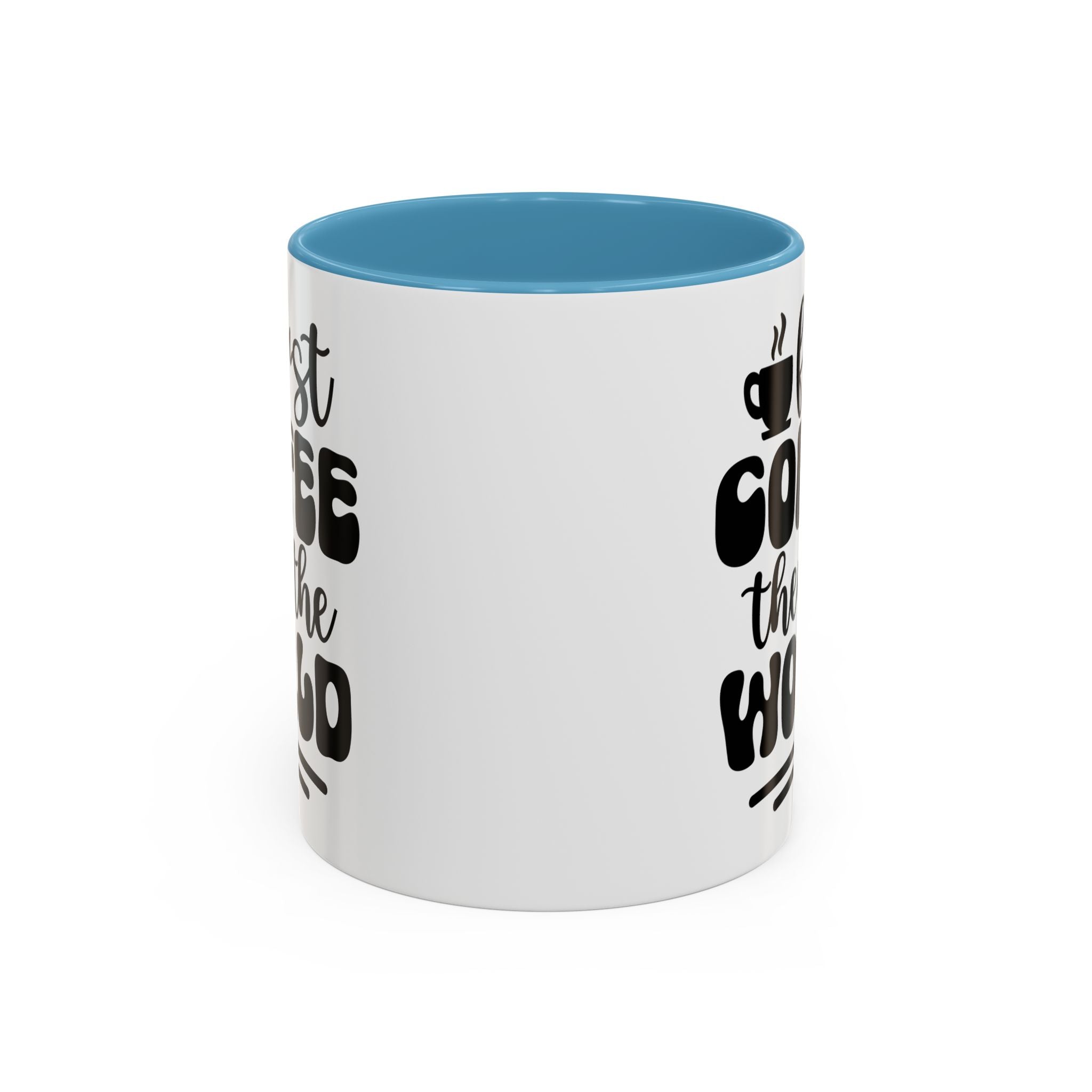First Coffee Then the World - Stylish Accent Coffee Mug for Coffee Lovers, Gift for Friends, Kitchen Decor, Office Mug, Holiday Present