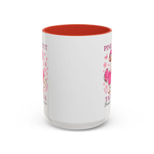 Breast Cancer Awareness Coffee Mug, Pink Out Tackle Duck Design, Supportive Gift for Fighters & Survivors, Cheerful Office Decor, [...]