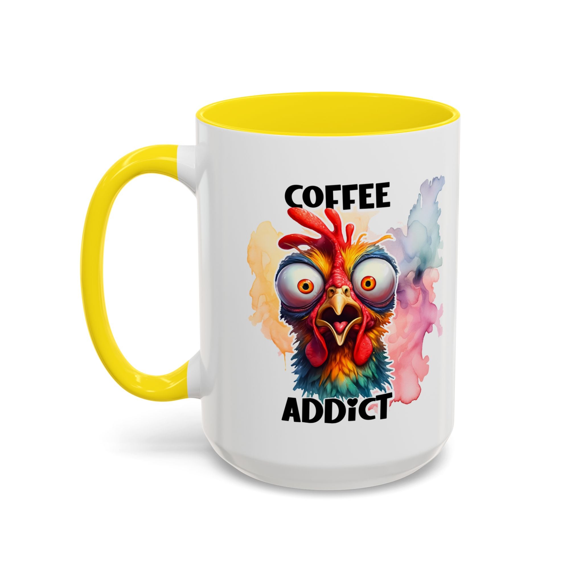 Coffee Addict Mug, Funny Coffee Lover Gift, Unique Kitchen Decor, Quirky Morning Brew Cup, Perfect for Birthdays & Holidays
