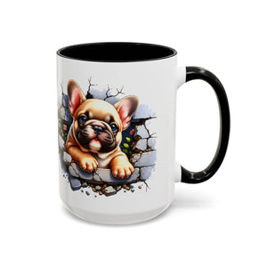 Charming Dog-Themed Coffee Mug, Perfect for Pet Lovers, Gift for Dog Owners, Cute French Bulldog Art, Ideal for Birthdays and Holidays