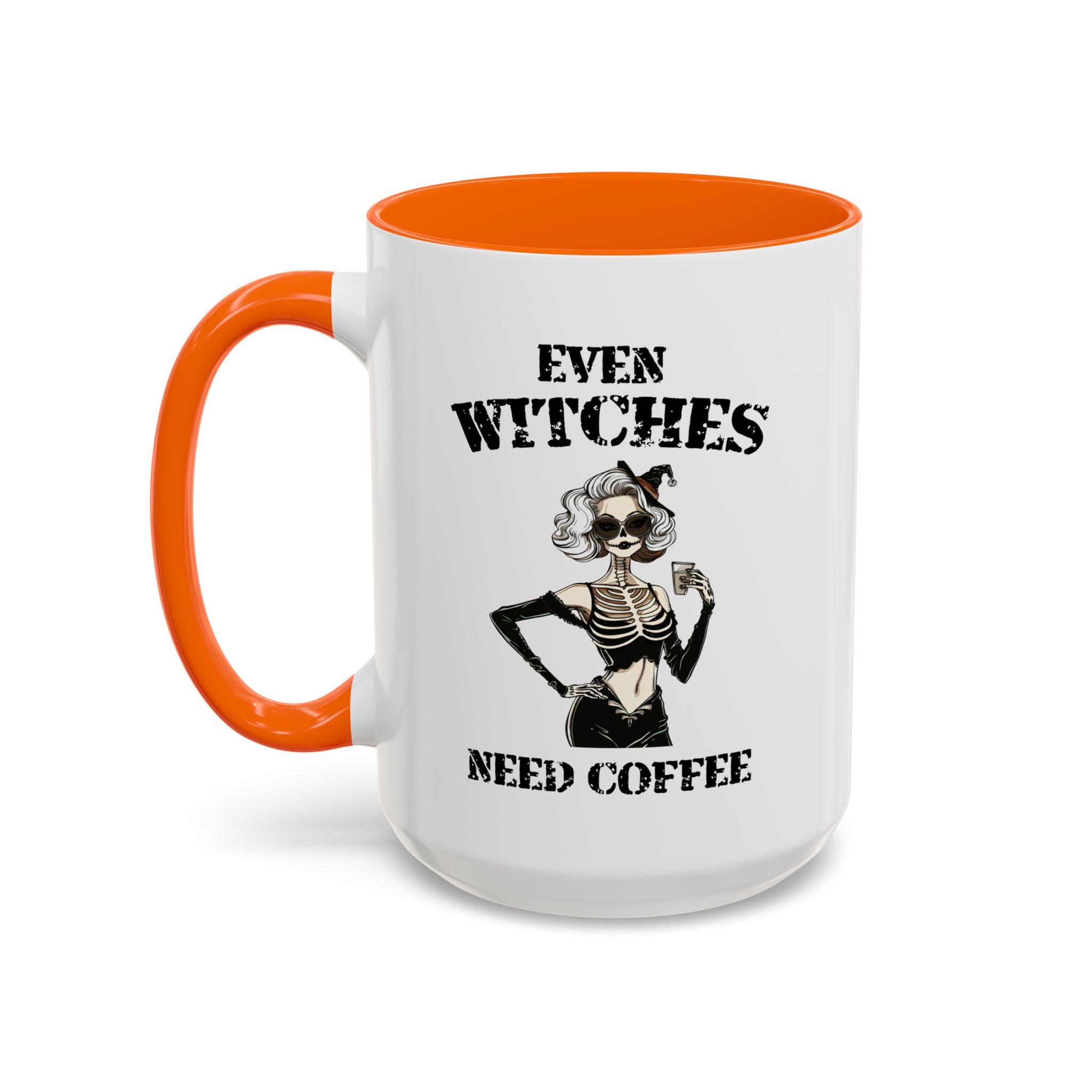 Witchy Coffee Mug - Even Witches Need Coffee, Spooky Gift, Halloween Decor, Witch Lover's Mug, Unique Coffee Cup