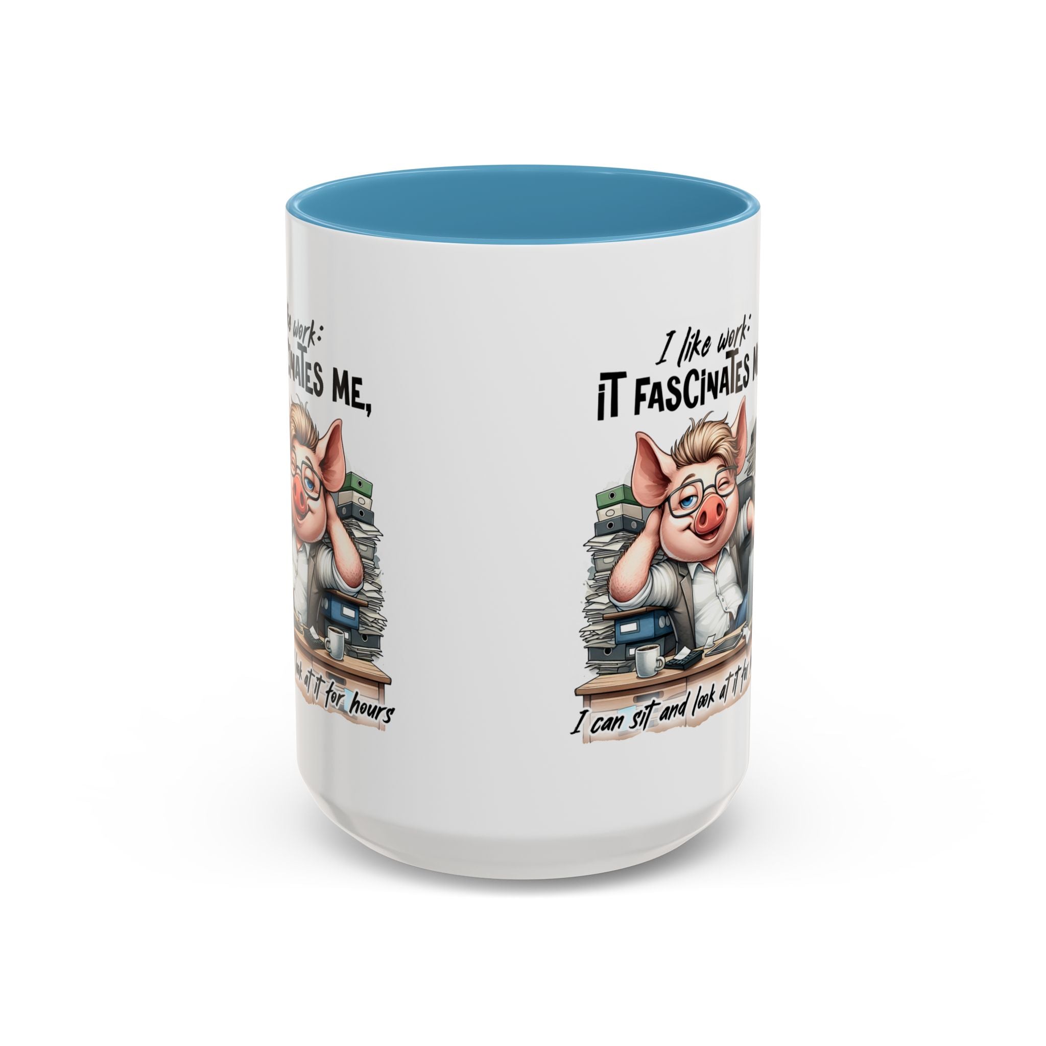 Whimsical Pig Coffee Mug, Funny Gift for Animal Lovers, Unique Office Mug, Cute Coffee Cup, Perfect for Birthdays, Holidays