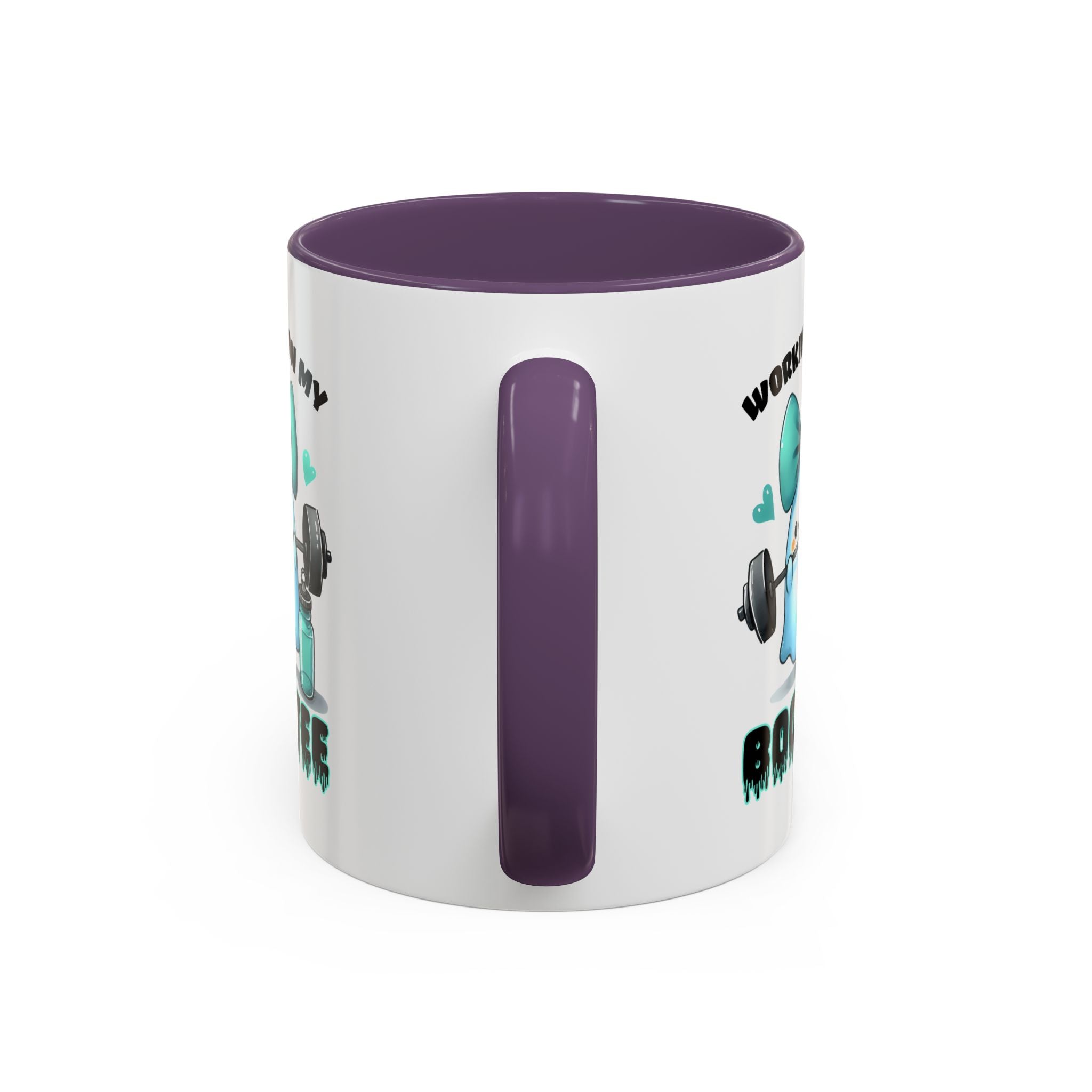 Fitness Motivation Coffee Mug, Workout Gift, Gym Decor, Boo-Tee Lover's Cup, Cute Ghost Mug