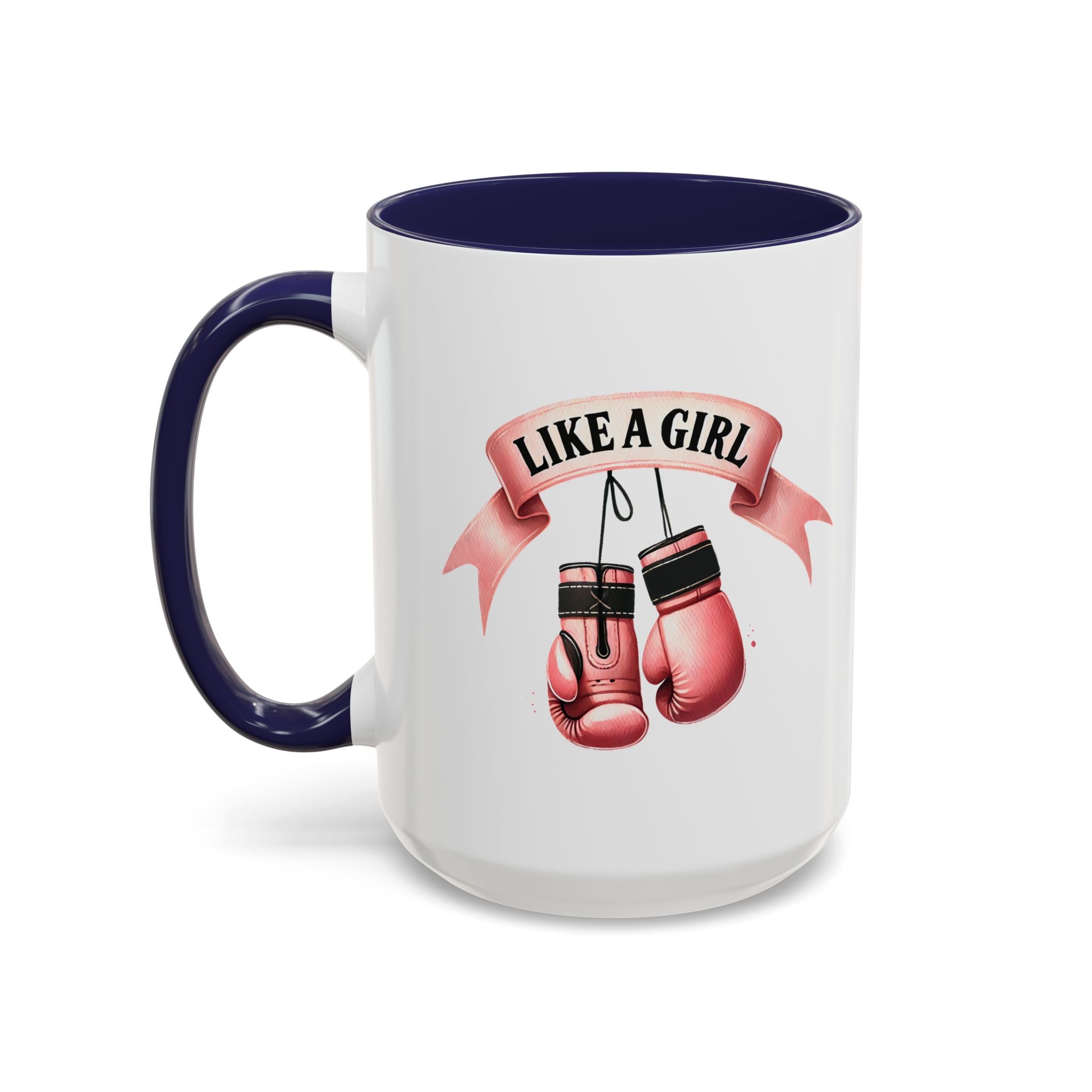 Boxing Motivation Coffee Mug | Like a Girl | Empowerment Gift, Sports Mug, Inspirational Gift, Fitness Accessory, Coffee Lover