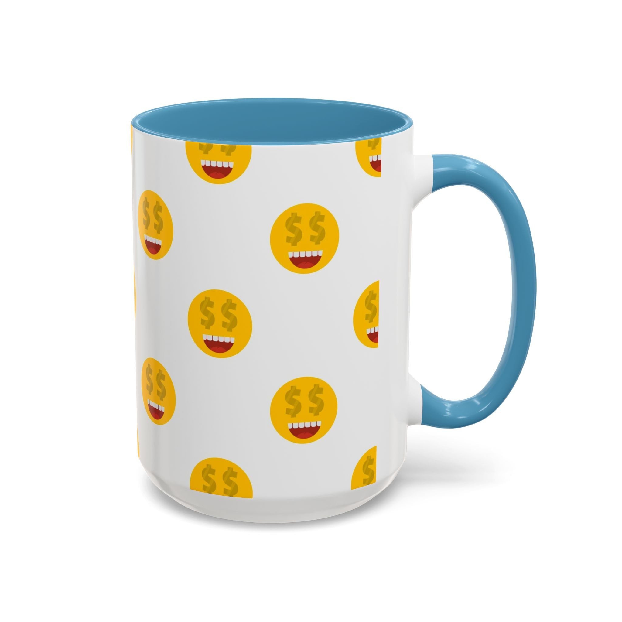 Smiles and dollars Accent Coffee Mug (11, 15oz)