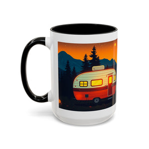 Camping Therapy Mug - Adventure Lover's Coffee Cup, Gift for Campers, Hiking Drinkware, Outdoorsy Coffee Mug, Nature Lover's Cup