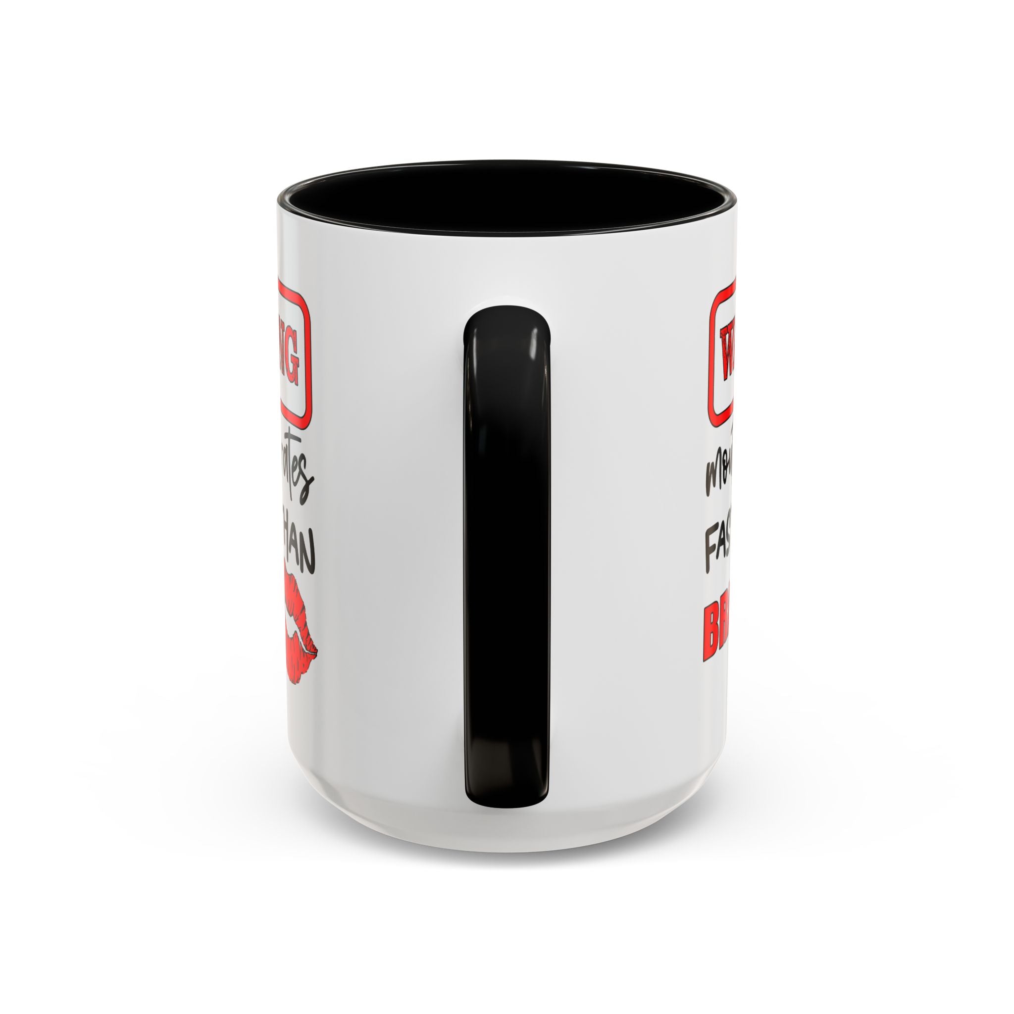Funny Warning Coffee Mug - 'Mouth Operates Faster Than Brain' - Perfect for Coffee Lovers