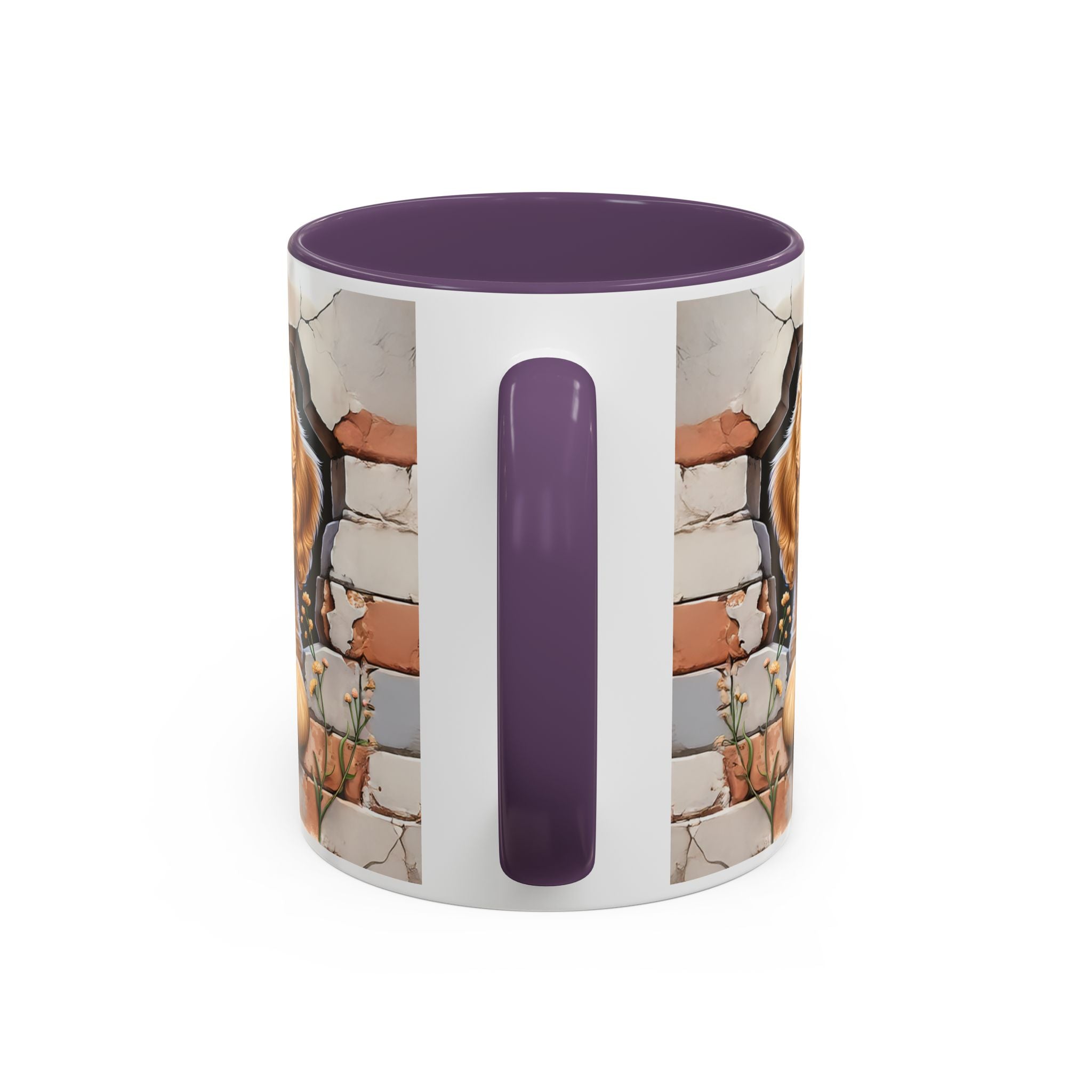 Cute Dog Accent Coffee Mug - Perfect Gift for Pet Lovers, Animal Lovers, Home Decor, Coffee Lovers, Unique Kitchenware
