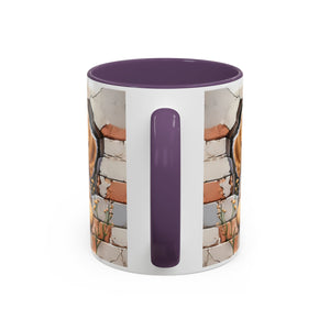 Cute Dog Accent Coffee Mug - Perfect Gift for Pet Lovers, Animal Lovers, Home Decor, Coffee Lovers, Unique Kitchenware