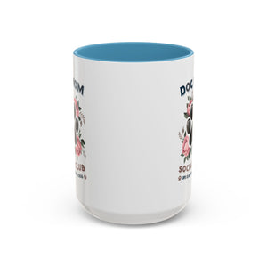 Dog Mom Coffee Mug - Life is Better with a Dog, Pet Lover Gift, Floral Paw Print Mug, Dog Mom Gift, Personalized Dog Mom Mug