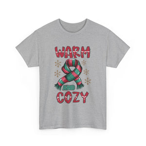 christmas warm and cozy Unisex Heavy Cotton Tee men women