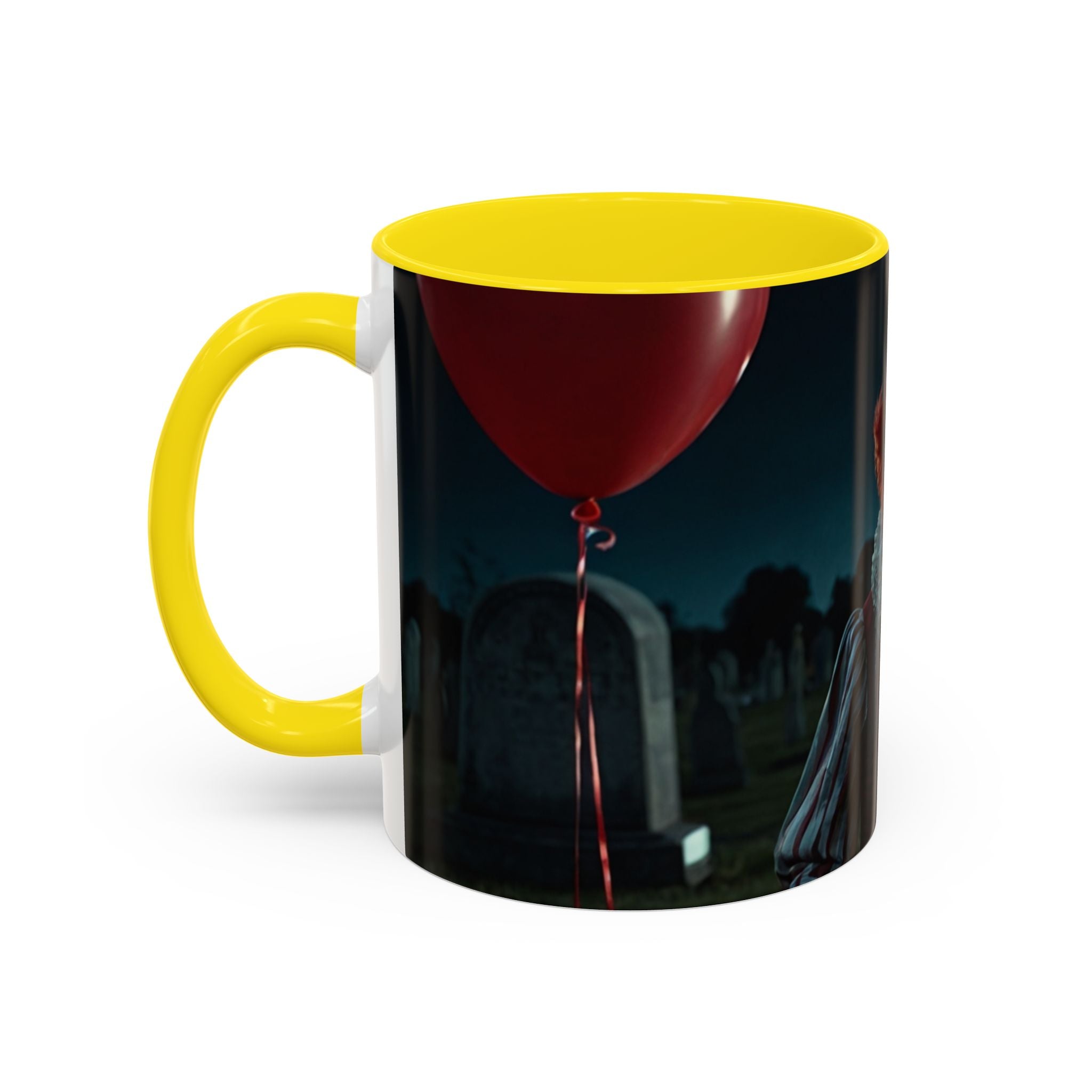 Creepy Clown Coffee Mug - Perfect for Halloween or Horror Fans art