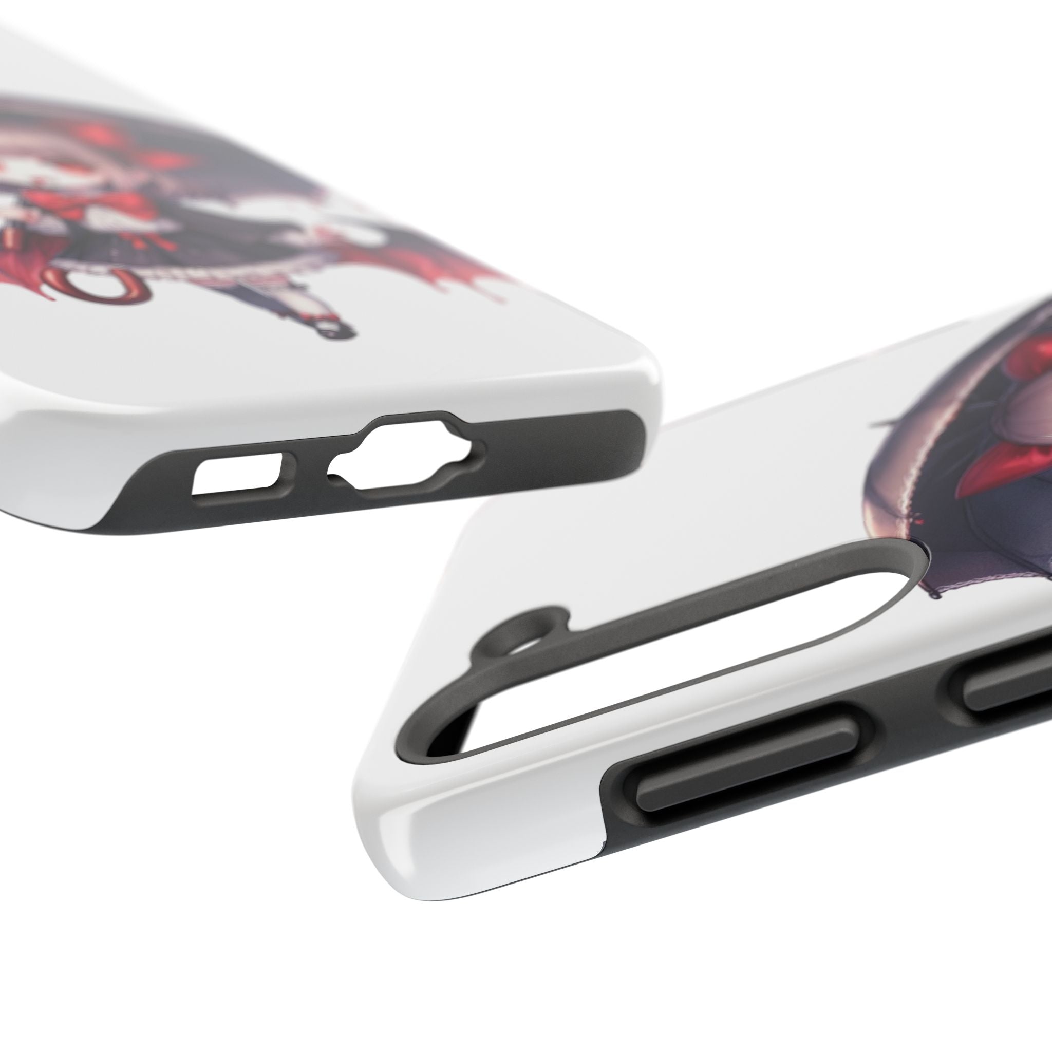 vampire girl horror art Tough Phone Cases