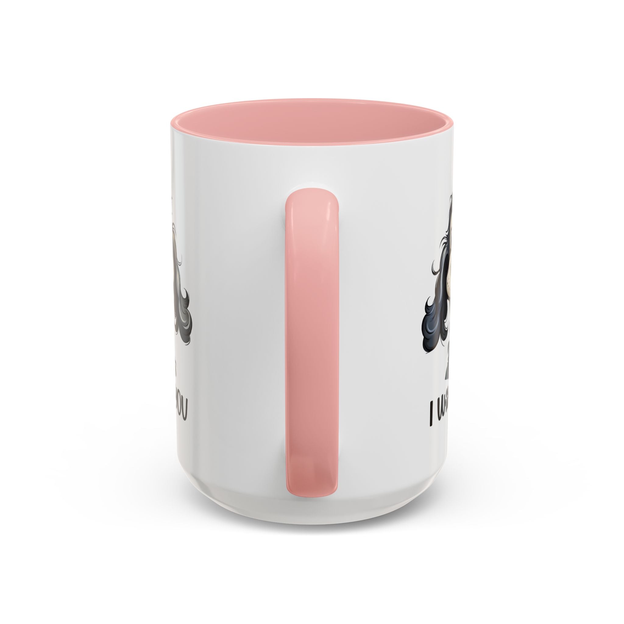 Dog Lover's Accent Coffee Mug - I Woof You, Pet Gift, Animal Lover Cup, Dog Mom Mug, Cute Dog Design, Fun Coffee Cup
