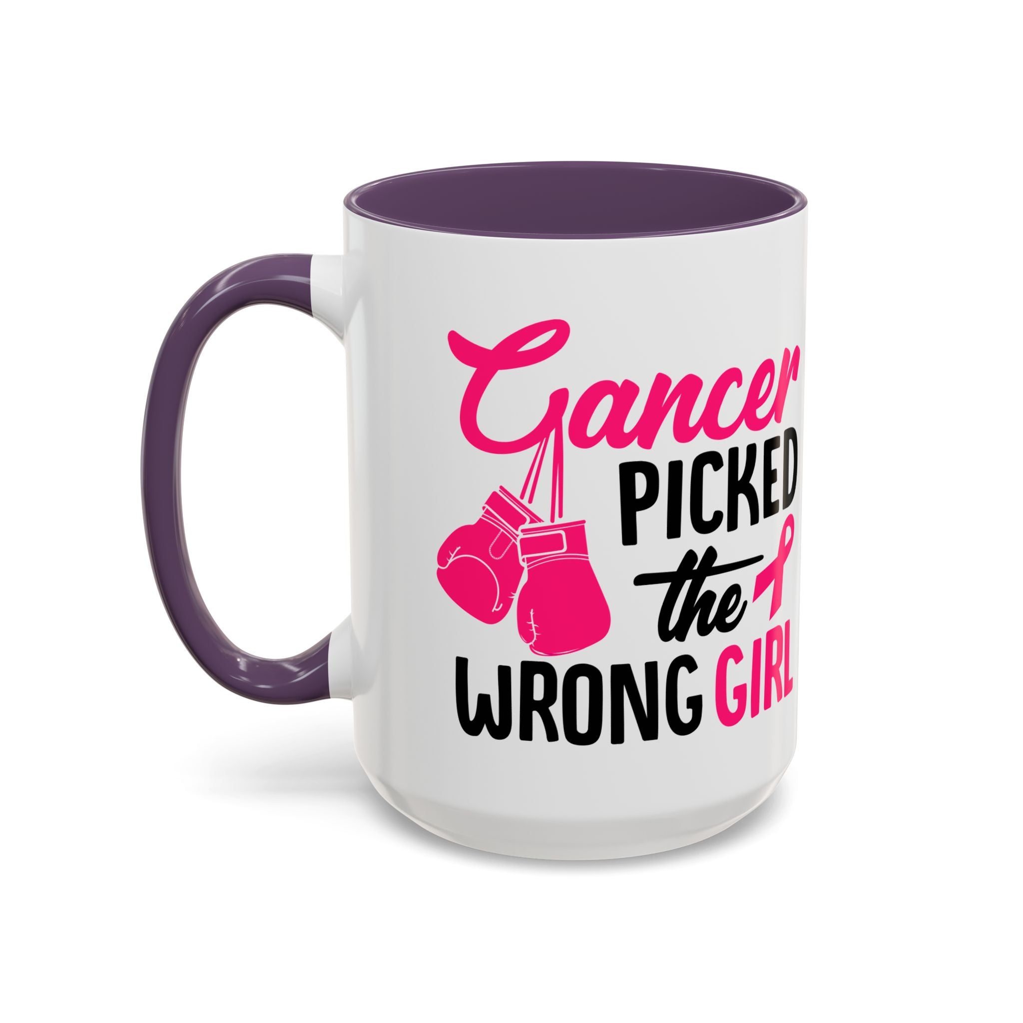 Empowering Cancer Warrior Mug, Coffee Cup for Fighters, Supportive Gift for Cancer Survivors, Inspiration for Awareness Events, [...]
