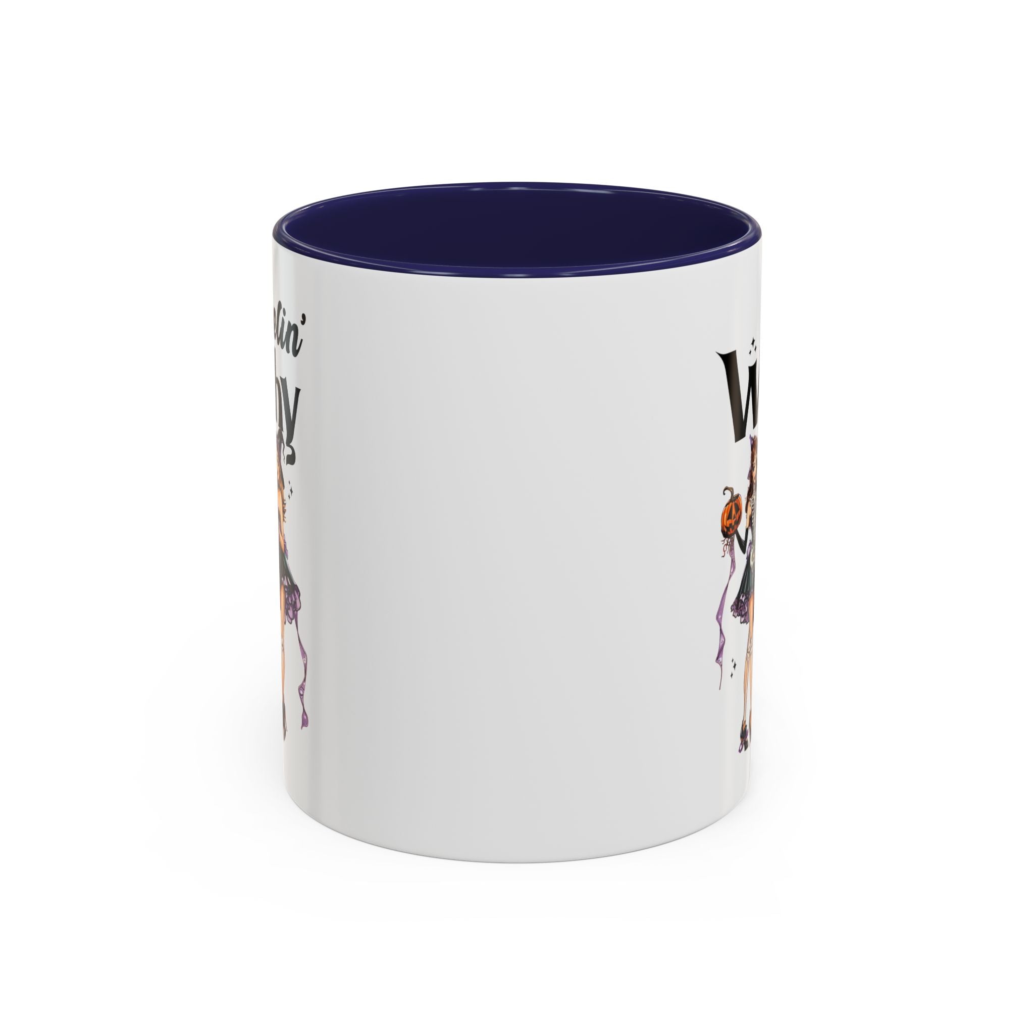 Witchy Accent Coffee Mug - Spooky Halloween Mug, Witchy Decor, Gift for Her, Fall Coffee Cup, Party Mug