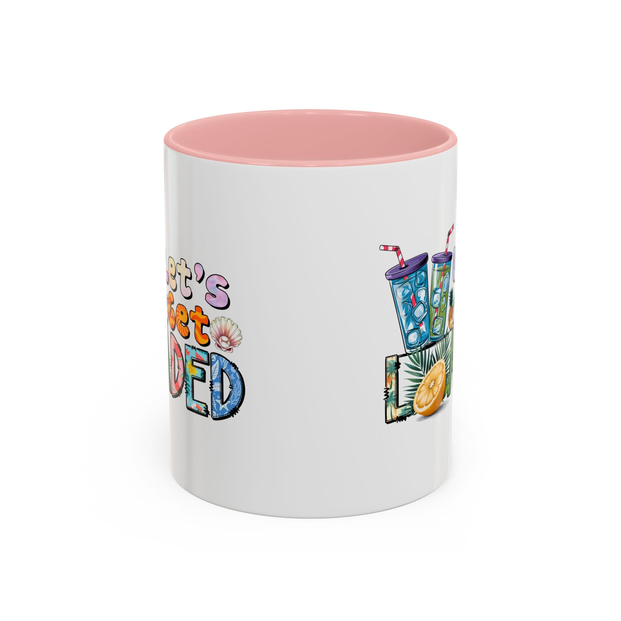 Colorful 'Let's Get Loaded' Coffee Mug - Fun Drinkware for Parties & Gatherings