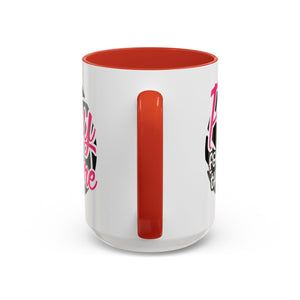 Volleyball  Coffee Mug, Play for the Cure Cup, Sports Gift , Athletes, Cancer Awareness, Inspirational Mug