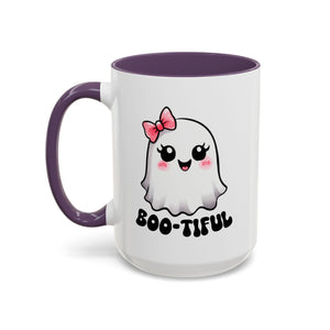 Cute Ghost Coffee Mug - Perfect for Halloween, Gift for Friends, Spooky Season, Cozy Vibes, Boo-tiful Design