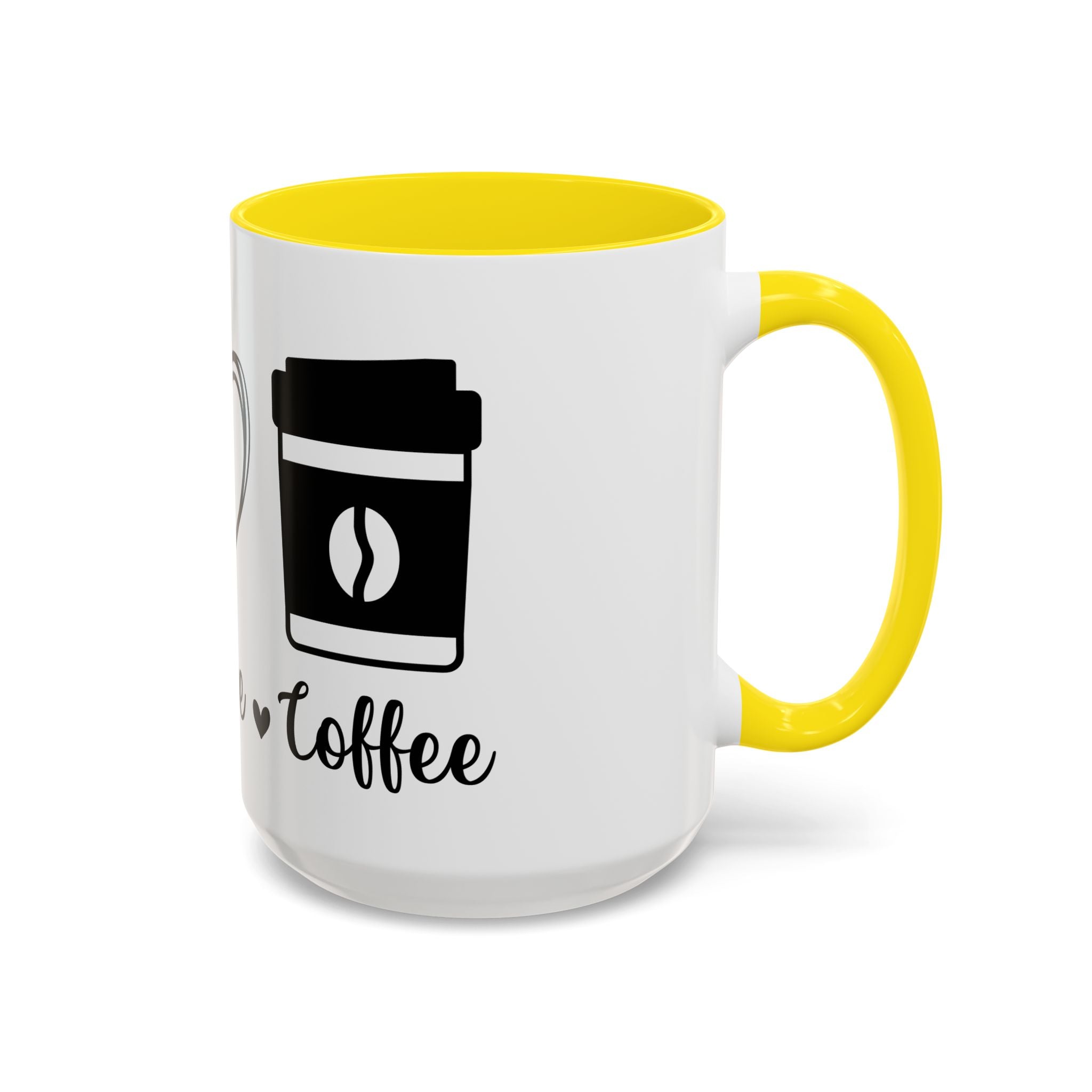 peace love coffee Accent Coffee Mug (11, 15oz)