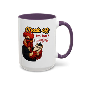 Funny Cluck Off Coffee Mug - Perfect for Chicken Lovers, Gag Gifts, Office Humor, and Birthdays