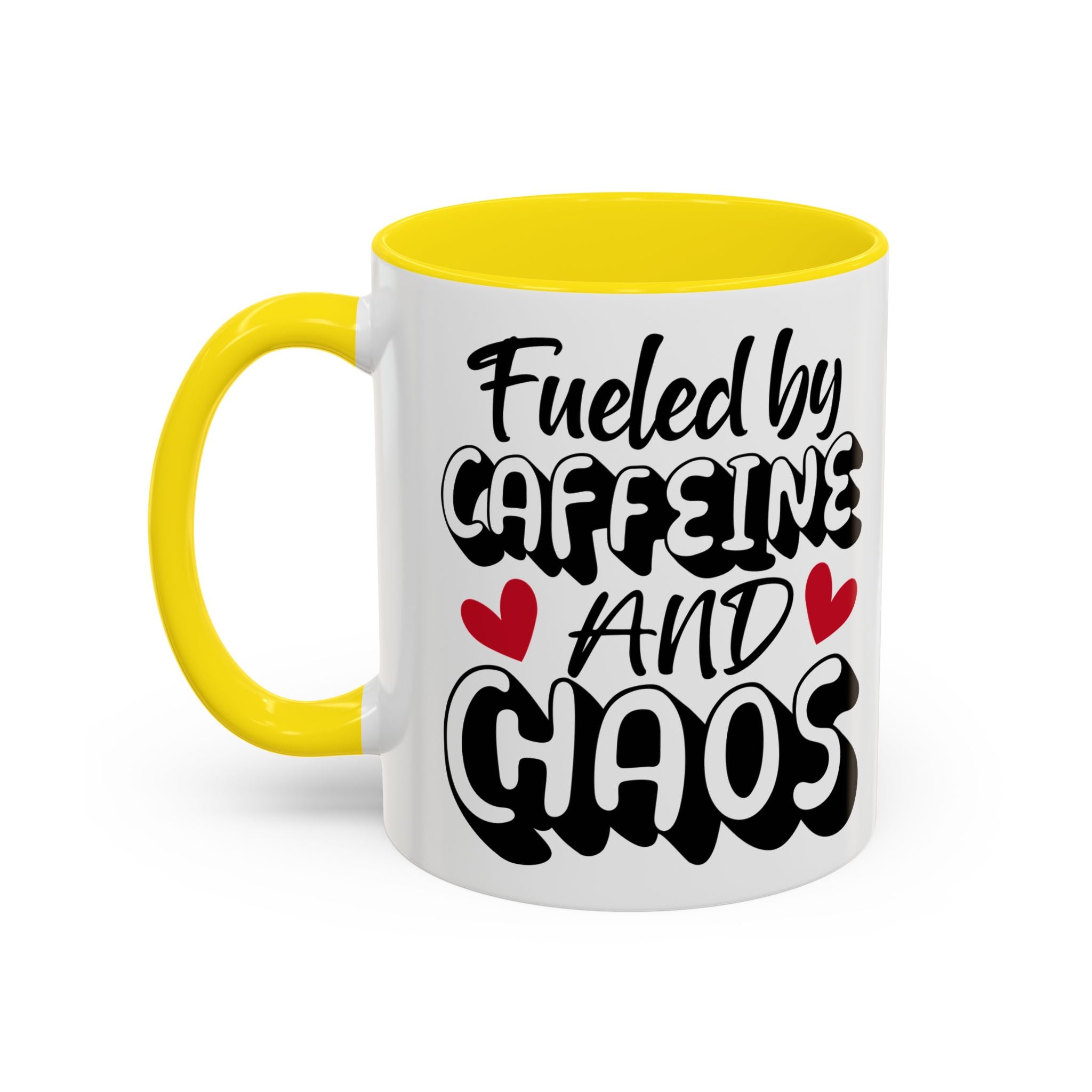 Caffeine Chaos Mug - Perfect for Coffee Lovers, Funny Gift for Friends, Home Office Essential, Birthday, Coffee Break