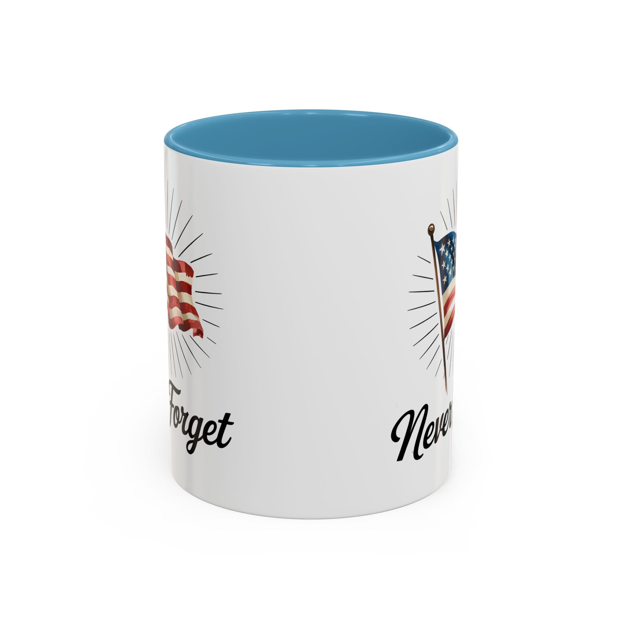 Patriotic Never Forget Coffee Mug - 11oz & 15oz USA flag