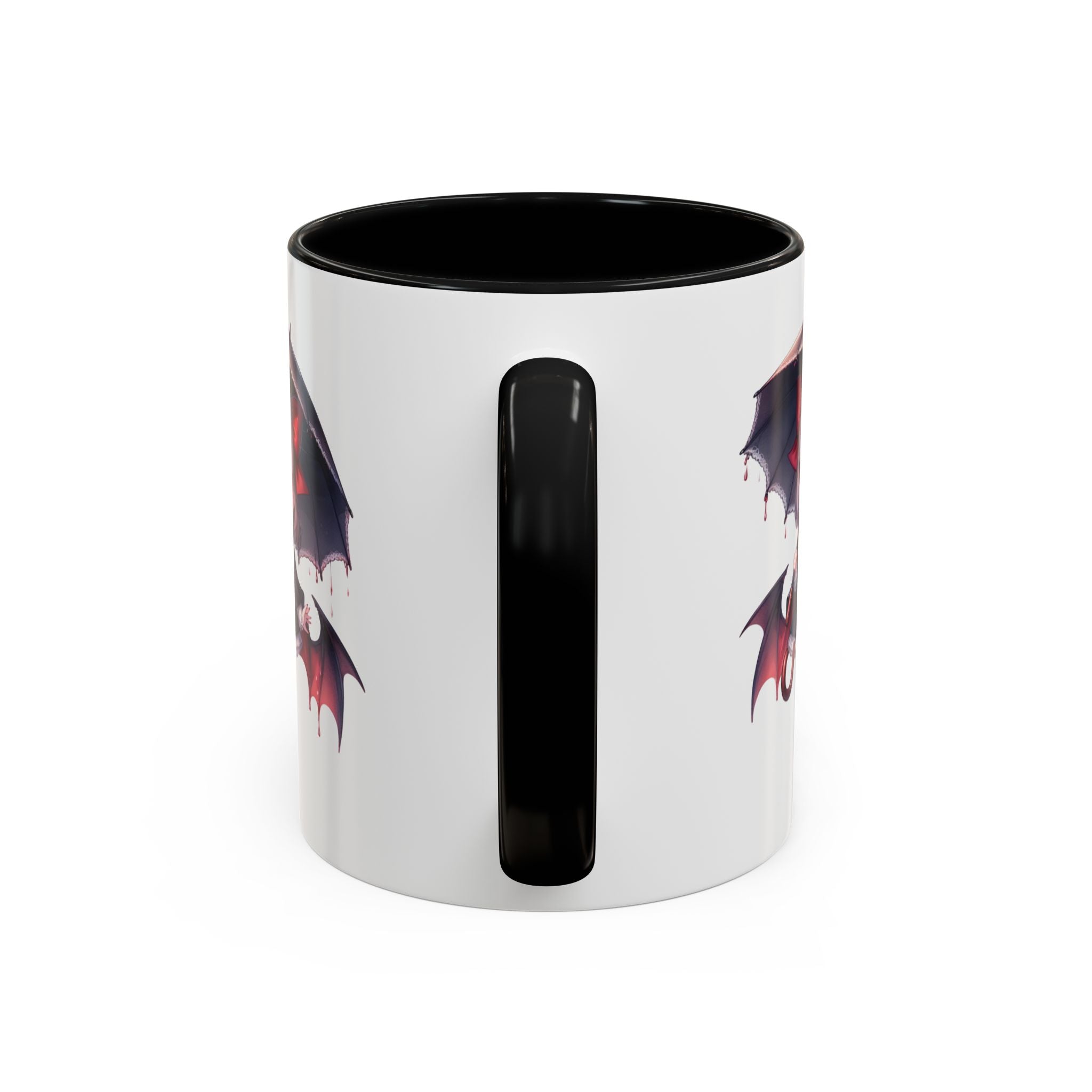 Gothic vampire girl  horror art Accent Coffee Mug (11, 15oz)