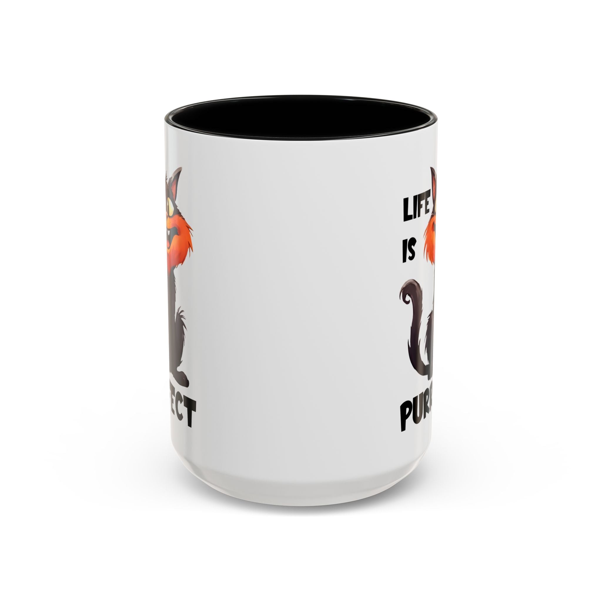Purrfect Cat Accent Coffee Mug, Cat Lover Gift, Funny Drinkware, Cute Kitchen Accessory, Pet Owner Mug, Unique Gift Idea