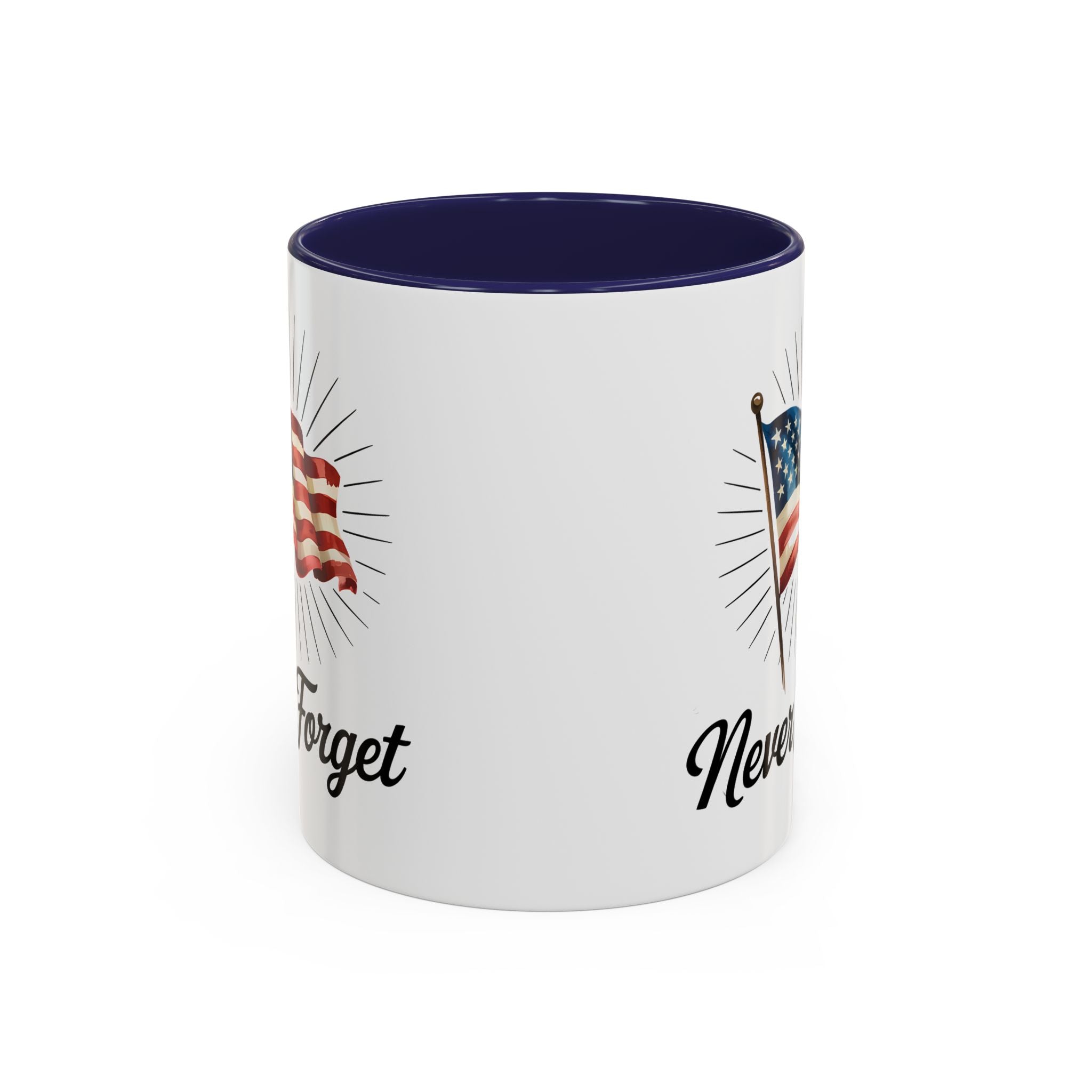 Patriotic Never Forget Coffee Mug - 11oz & 15oz USA flag