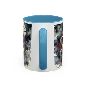Gothic vampire Elegance Coffee Mug,  Halloween Decor, Dark Art Mug, Spooky Homeware