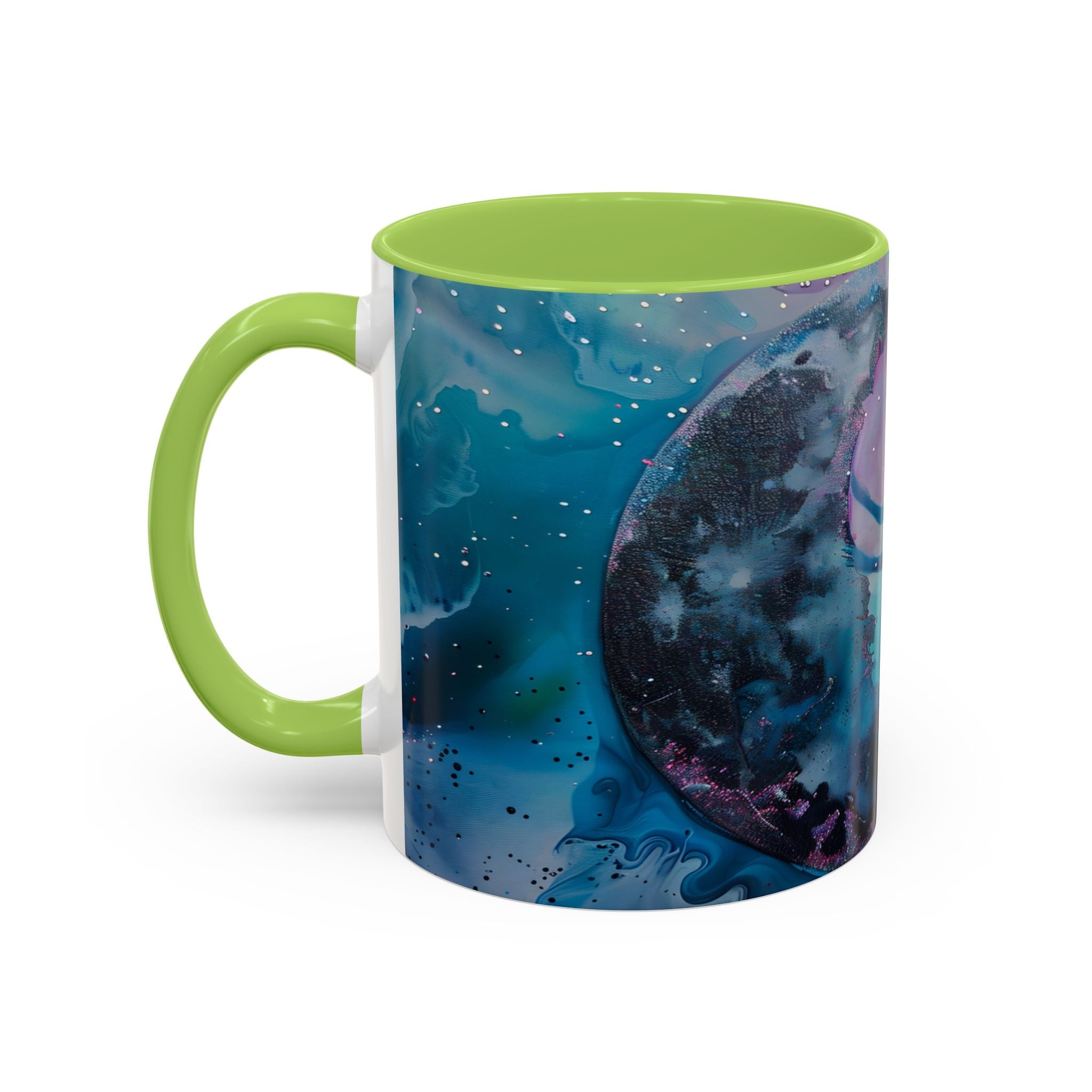 Enchanted Fairy Accent Coffee Mug — Magical Night Sky Illustration (11/15oz) fantasy