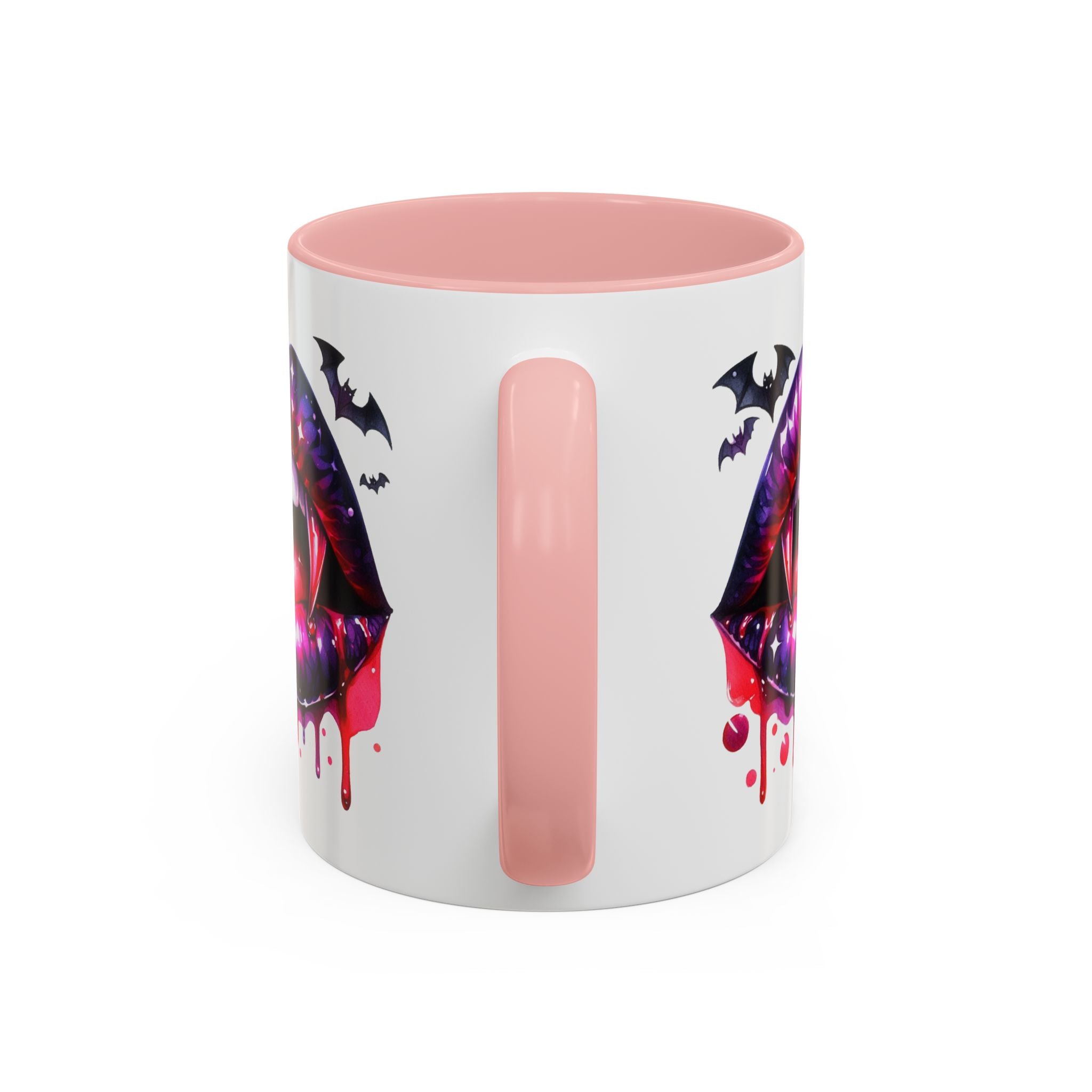 Gothic Vampire Coffee Mug, Halloween Mug, Dark Aesthetic, bats, Spooky Home Decor, Unique Coffee Cup
