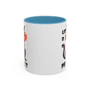 Purrfect Cat Accent Coffee Mug, Cat Lover Gift, Funny Drinkware, Cute Kitchen Accessory, Pet Owner Mug, Unique Gift Idea