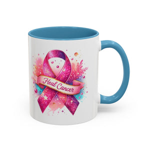 Inspirational Cancer Awareness Mug, Positive Affirmation Cup, Gift for Survivors, Supportive 11oz or 15oz Ceramic