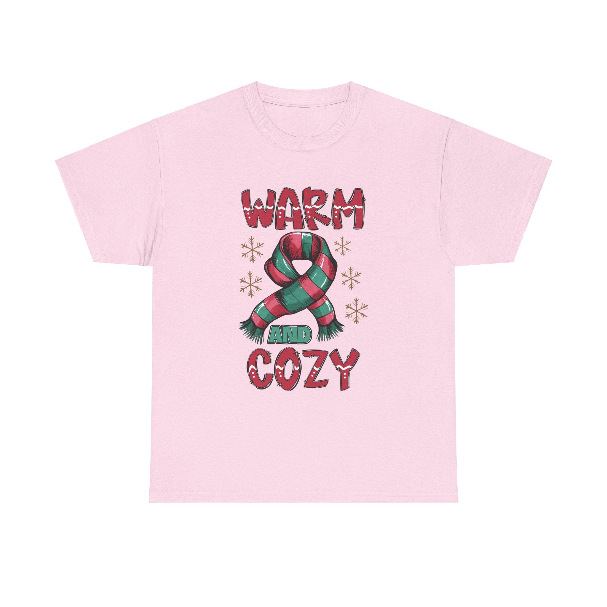 christmas warm and cozy Unisex Heavy Cotton Tee men women
