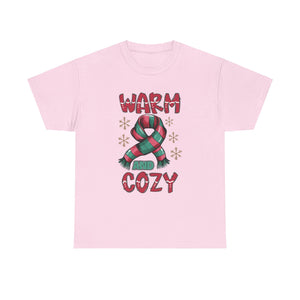 christmas warm and cozy Unisex Heavy Cotton Tee men women