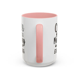 Exhausting Motherhood Coffee Mug, Funny Gift for Moms, Cute Java Cup, Coffee Lover's Mug, Parent Humor, Unique Kitchen Decor